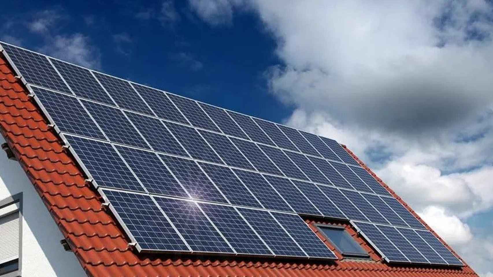 Placas fotovoltaicas en una vivienda