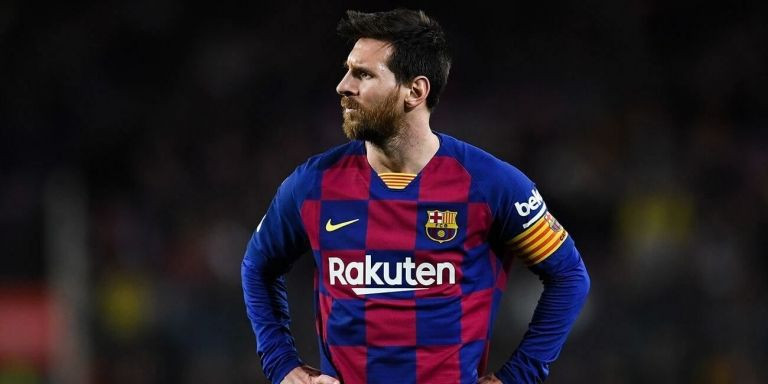Leo Messi, que ha anunciado su intención de abandonar el Barça, durante un partido / EFE