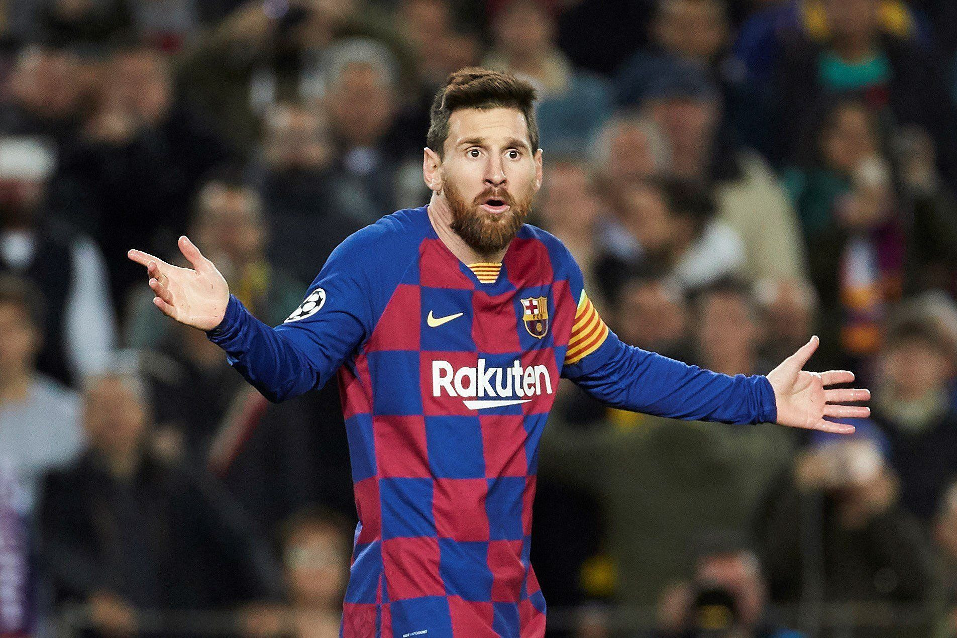 Leo Messi, que ha anunciado su intención de abandonar el Barça, durante un partido / EFE