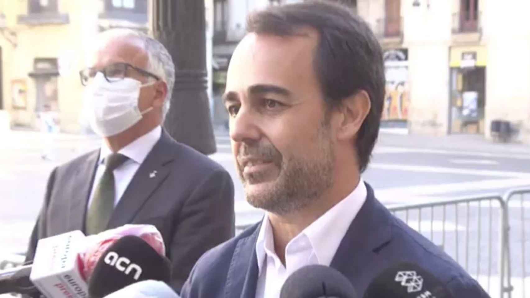 Óscar Ramírez y Josep Bou, concejales del PP en Barcelona / PP BCN