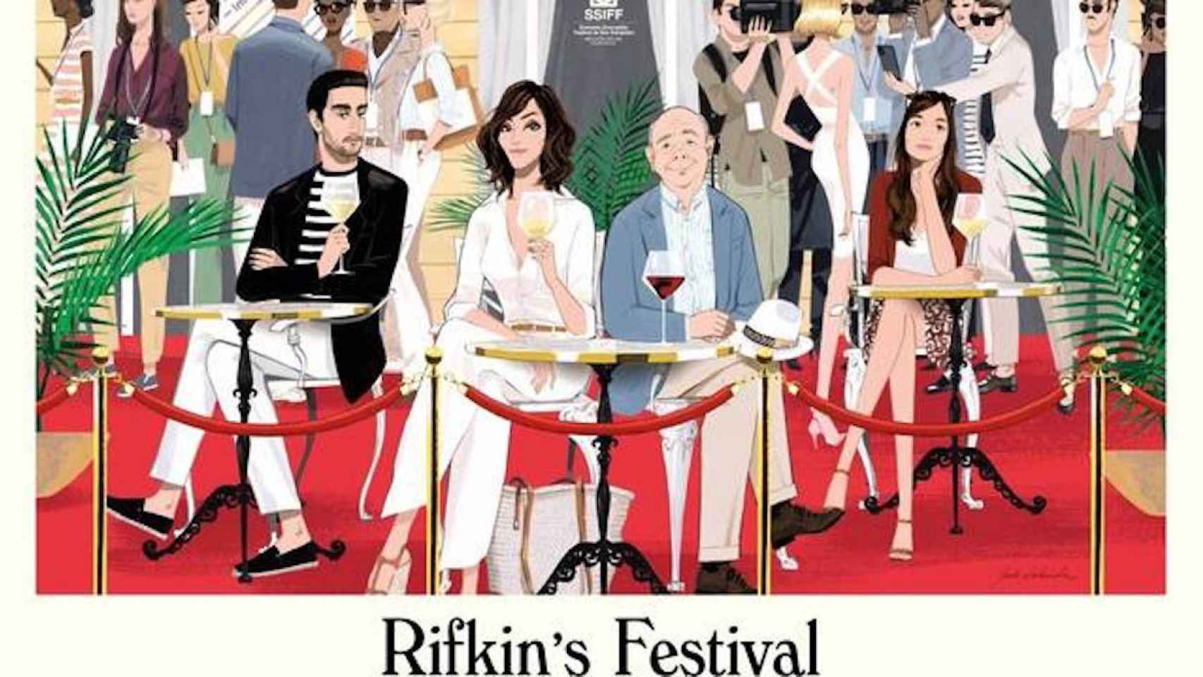 Cartel de la nueva película de Woody Allen, Rifkin's Festival, que ha ilustrado Jordi Labanda / JORDI LABANDA