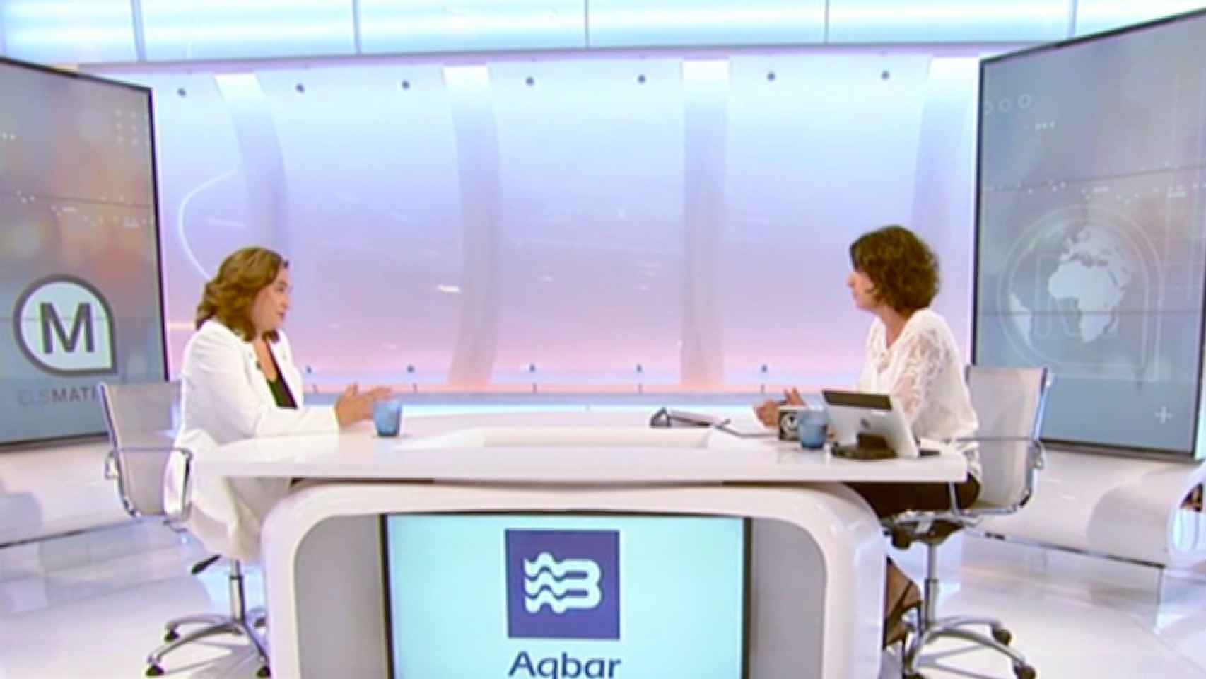 Ada Colau, en la entrevista con la periodista Lídia Heredia en TV3 / CCMA