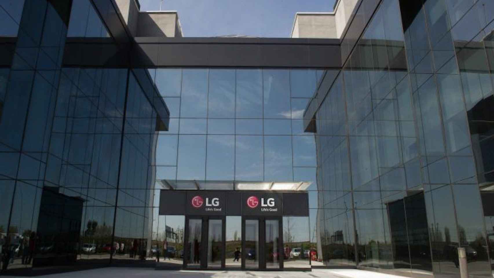 Exterior de las oficinas de LG Electronics