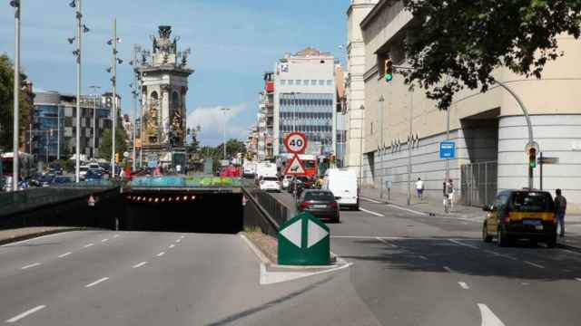 Túnel de plaza Espanya de Barcelona / AJ BCN