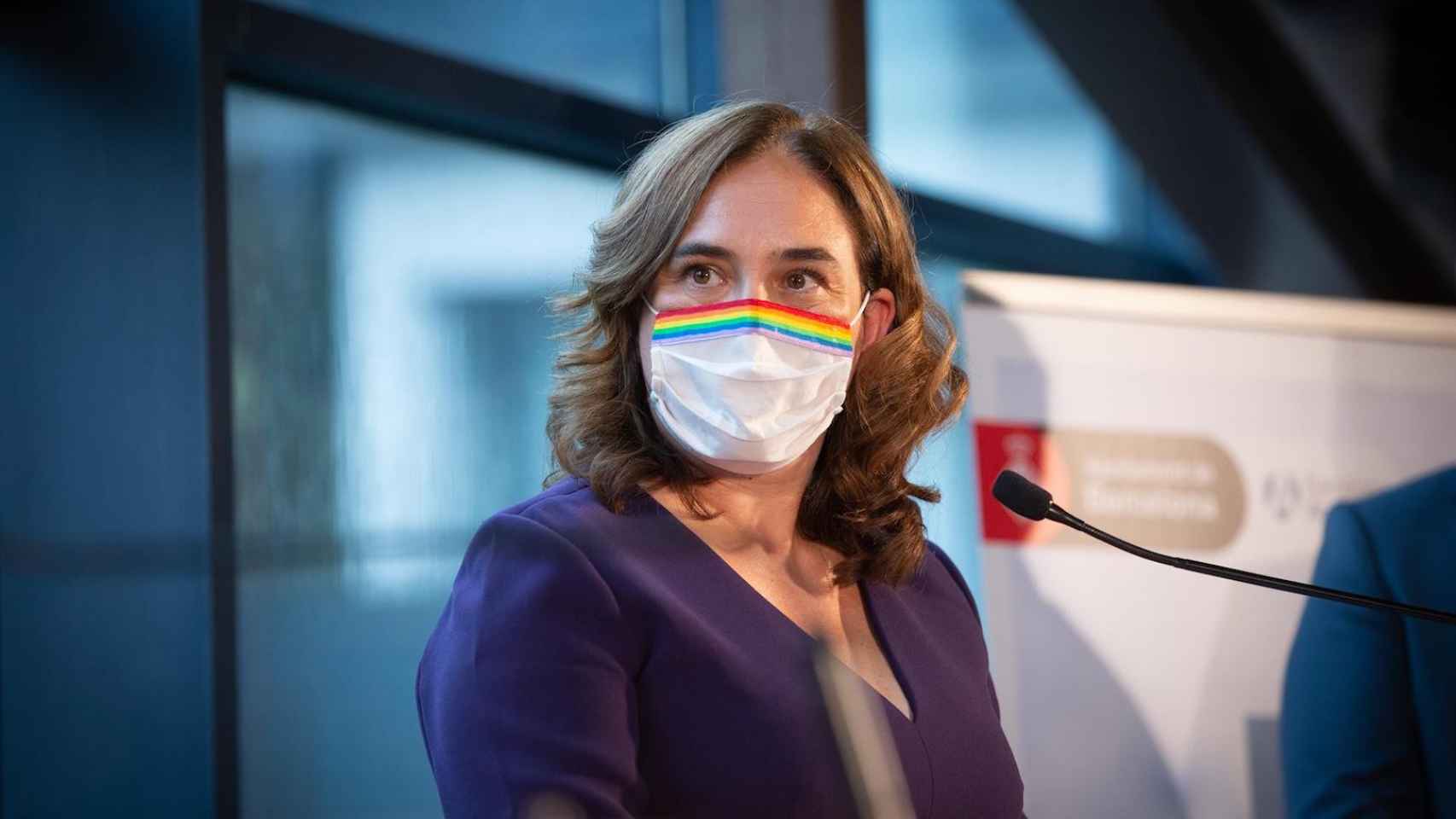 La alcaldesa Ada Colau, en un acto / EUROPA PRESS -DAVID ZORRAKINO
