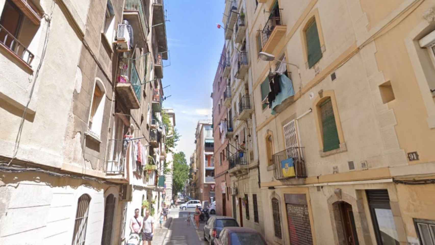 Una calle de la Barceloneta, en una imagen de archivo / GOOGLE MAPS