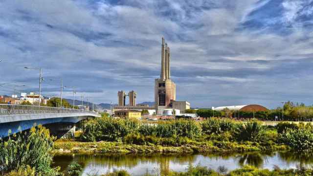 Río Besòs a su paso por Sant Adrià de Besòs