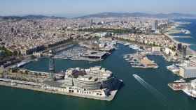 Vista aérea del Port de Barcelona / ARCHIVO
