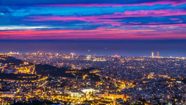 Panorámica de Barcelona realizada desde el Observatori Fabra de Barcelona / ALFONS PUERTAS - @alfons_pc