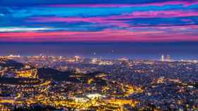 Panorámica de Barcelona realizada desde el Observatori Fabra de Barcelona / ALFONS PUERTAS - @alfons_pc
