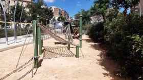 Nuevo parque infantil situado en la avenida Meridiana / AYUNTAMIENTO DE BARCELONA
