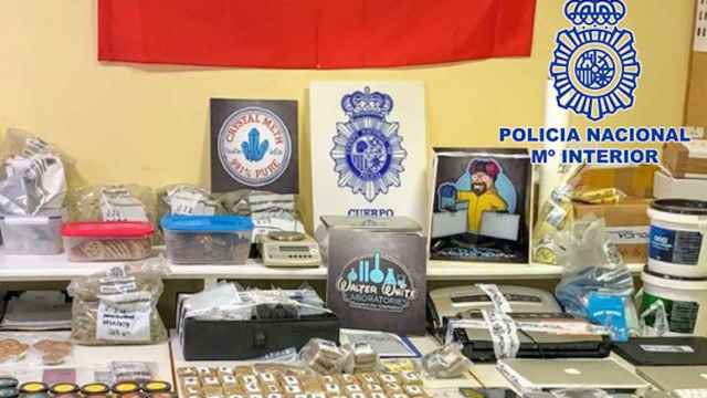 En la operación policial, la Policía Nacional ha decomisado varios tipos de droga / POLICÍA NACIONAL