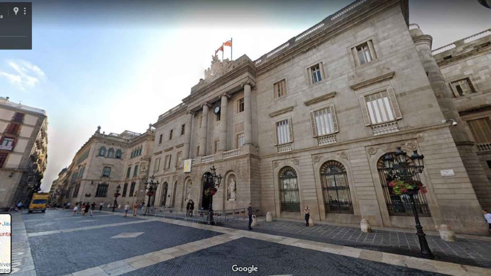 Imagen del Ayuntamiento de Barcelona facilitada por el servicio Street View de Google Maps / MAPS