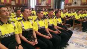 Agentes de la Guardia Urbana durante una entrega de credenciales / AYUNTAMIENTO DE BARCELONA