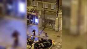 Video del robo por alunizaje de madrugada en la calle València / INSTAGRAM