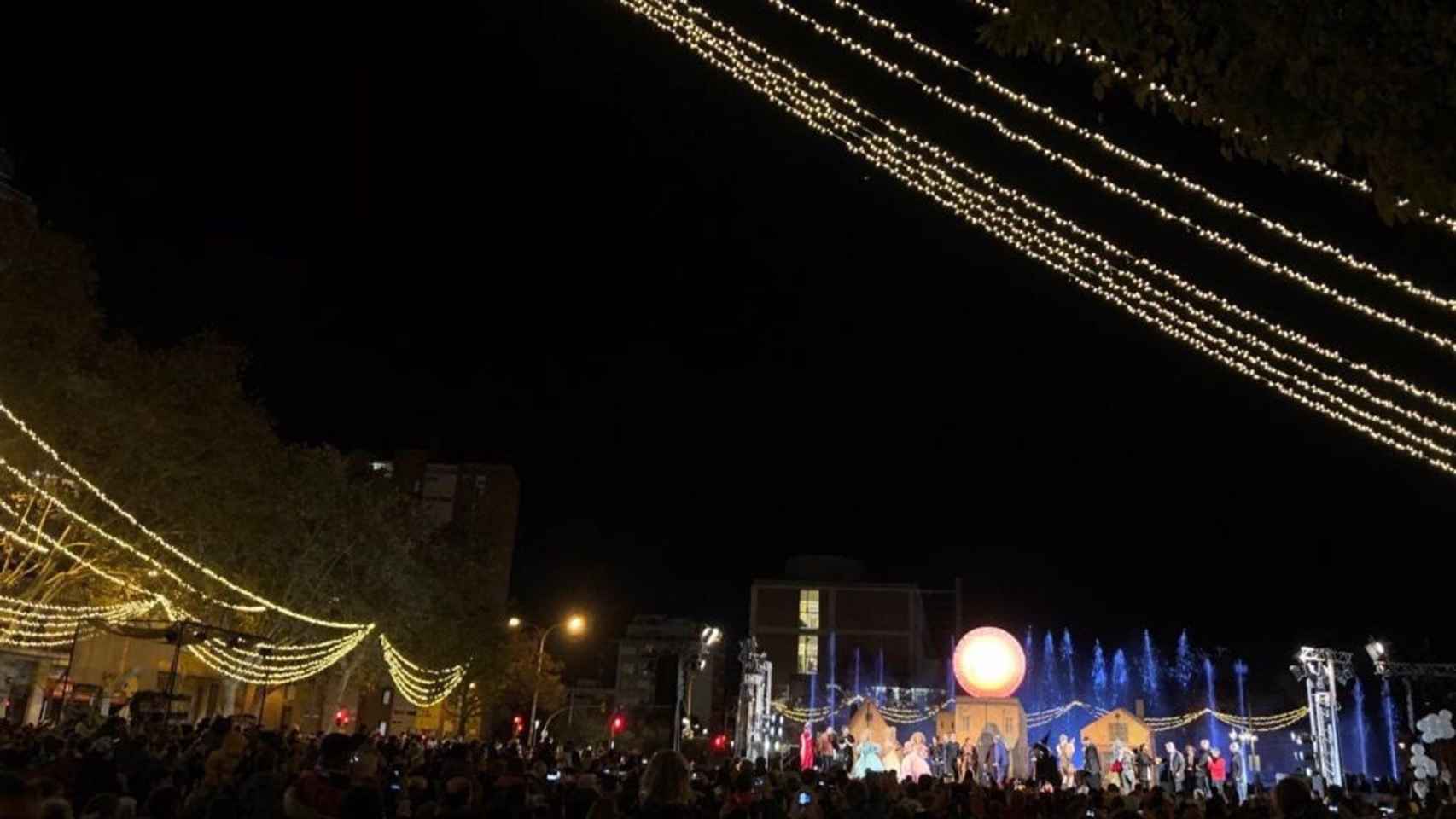 El encendido de luces de Navidad en Barcelona / EP-ARCHIVO