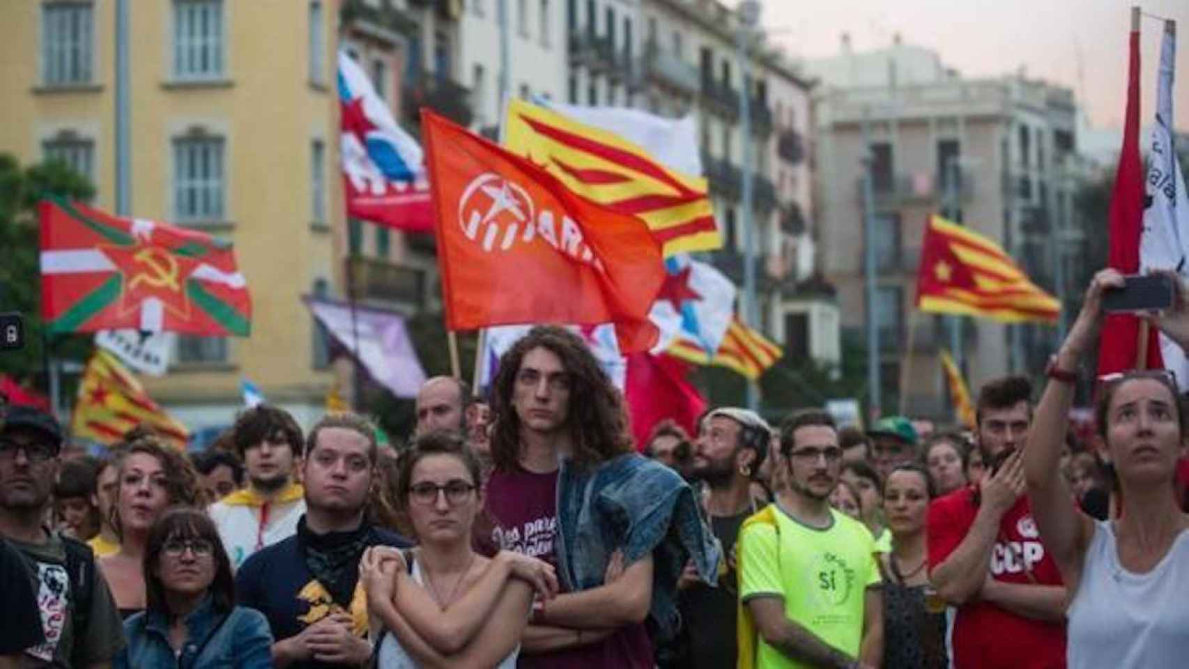 Imagen de una reciente manifestación de Arran en Barcelona / AGENCIAS