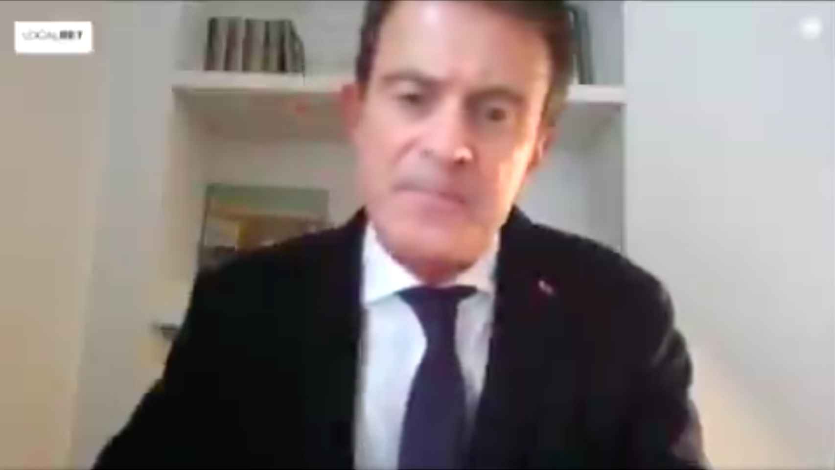 Manuel Valls, durante el pleno / AYUNTAMIENTO DE BARCELONA