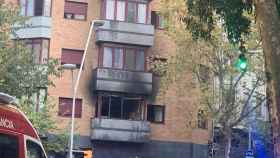 Incendio en un primer piso de un edificio del Eixample, en Barcelona / MA