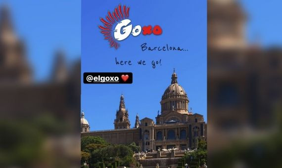 Anuncio de la llegada de el GoXO a Barcelona / INSTAGRAM - Cristina Pedroche 