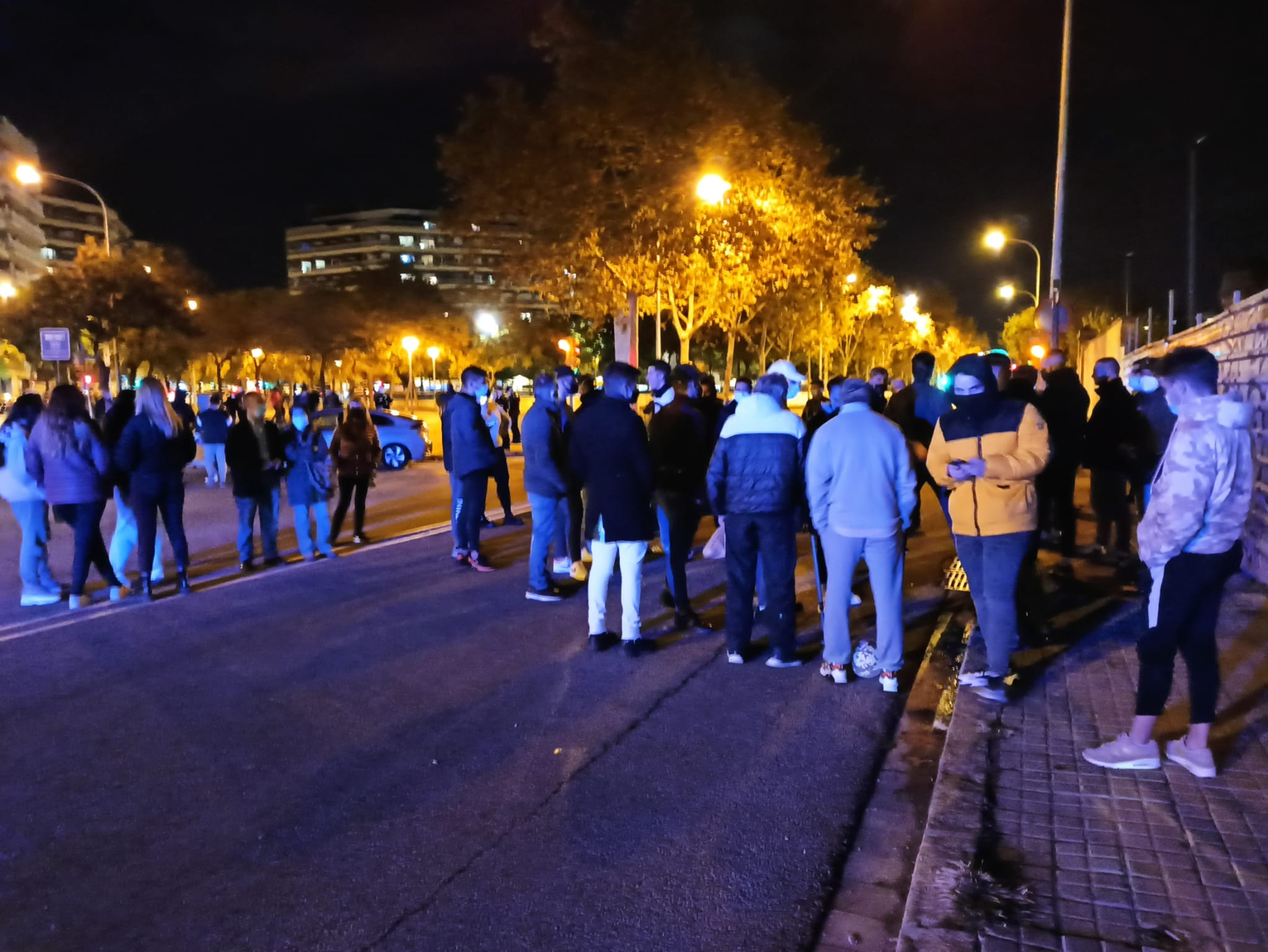 Manifestación contra la inseguridad en La Sagrera / CEDIDA