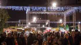 Luces navideñas de la Fira de Santa Llúcia / FIRA DE SANTA LLÚCIA