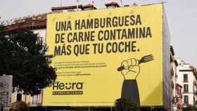 Campaña publicitaria de la startup barcelonesa Heura en Madrid / HEURA