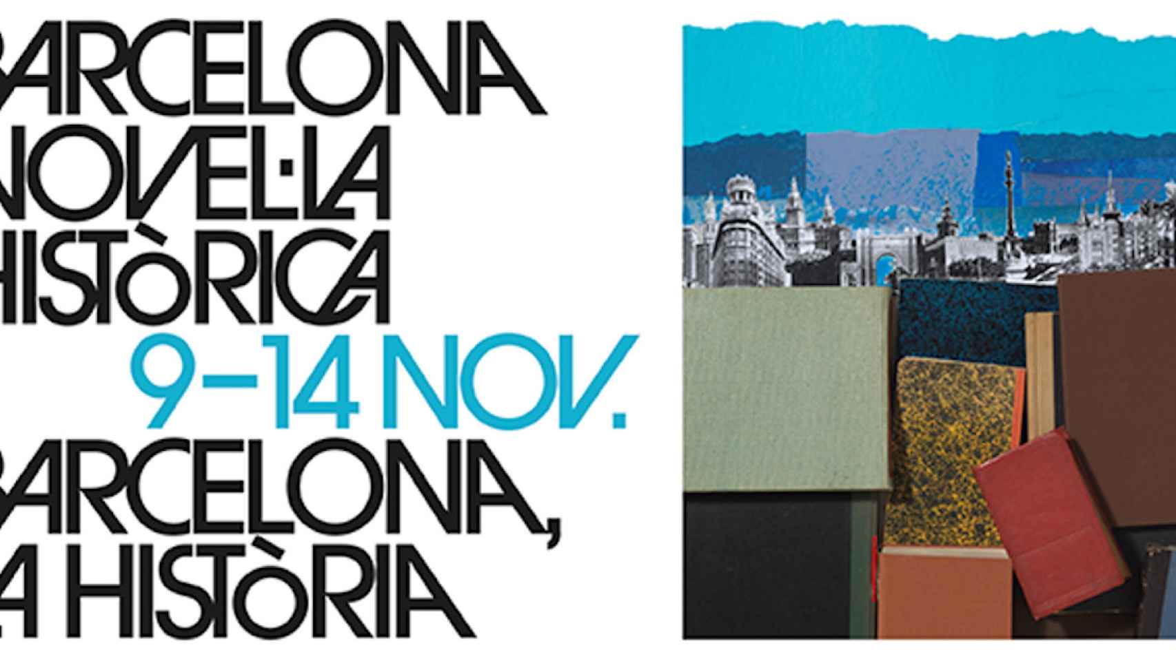 Cartel del festival Barcelona Novela Histórica 2020 / AJ. BCN