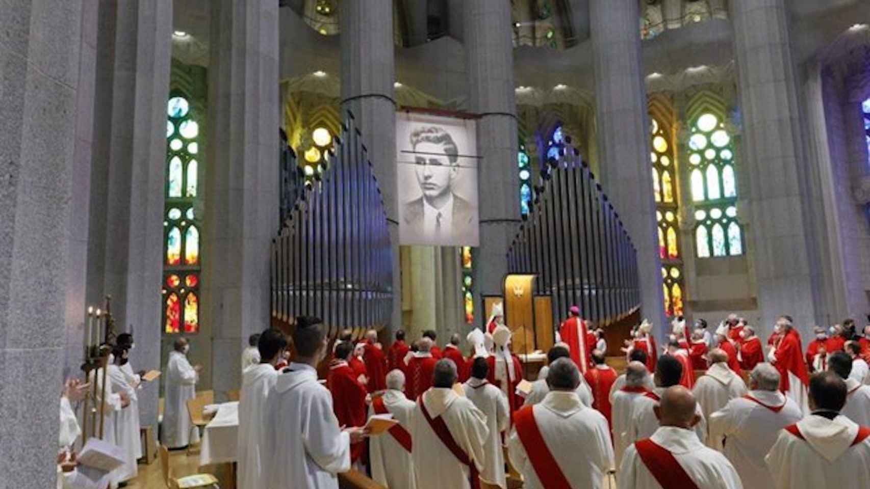 Un momento de la misa de la Sagrada Família /  G. SIMÓN - ARQUEBISBAT DE BARCELONA
