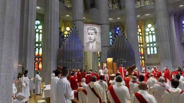 Un momento de la misa de la Sagrada Família /  G. SIMÓN - ARQUEBISBAT DE BARCELONA