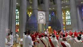 Un momento de la misa de la Sagrada Família /  G. SIMÓN - ARQUEBISBAT DE BARCELONA