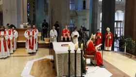 Un momento de la misa de beatificación en la Sagrada Família / TWITTER @ESGLESIA BCN