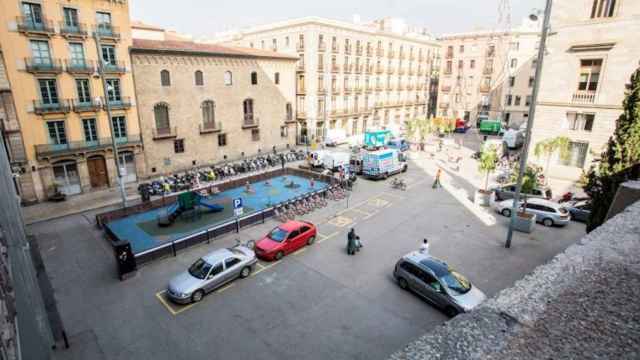 Imagen reciente de una renovada plaza de Sant Miquel / AJ. DE BCN