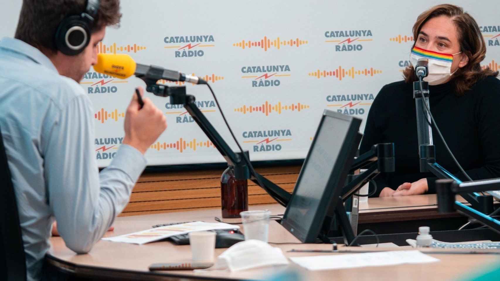 La alcaldesa de Barcelona, Ada Colau, en una entrevista en Catalunya Ràdio / CATALUNYA RÀDIO