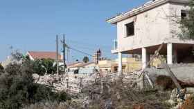 La casa de Alcanar (Tarragona) después de la explosión / EFE