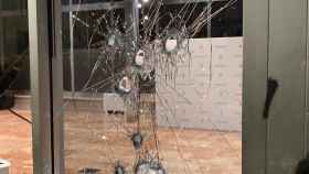 Destrozos causados por okupas en el Ayuntamiento de Barcelona / TWITTER ELENA BURÉS