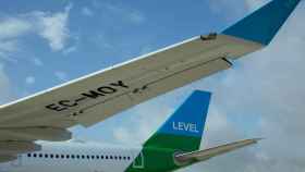 Avión de la aerolínea Level, la marca de bajo coste de largo recorrido de International Airlines Group (IAG) / LEVEL