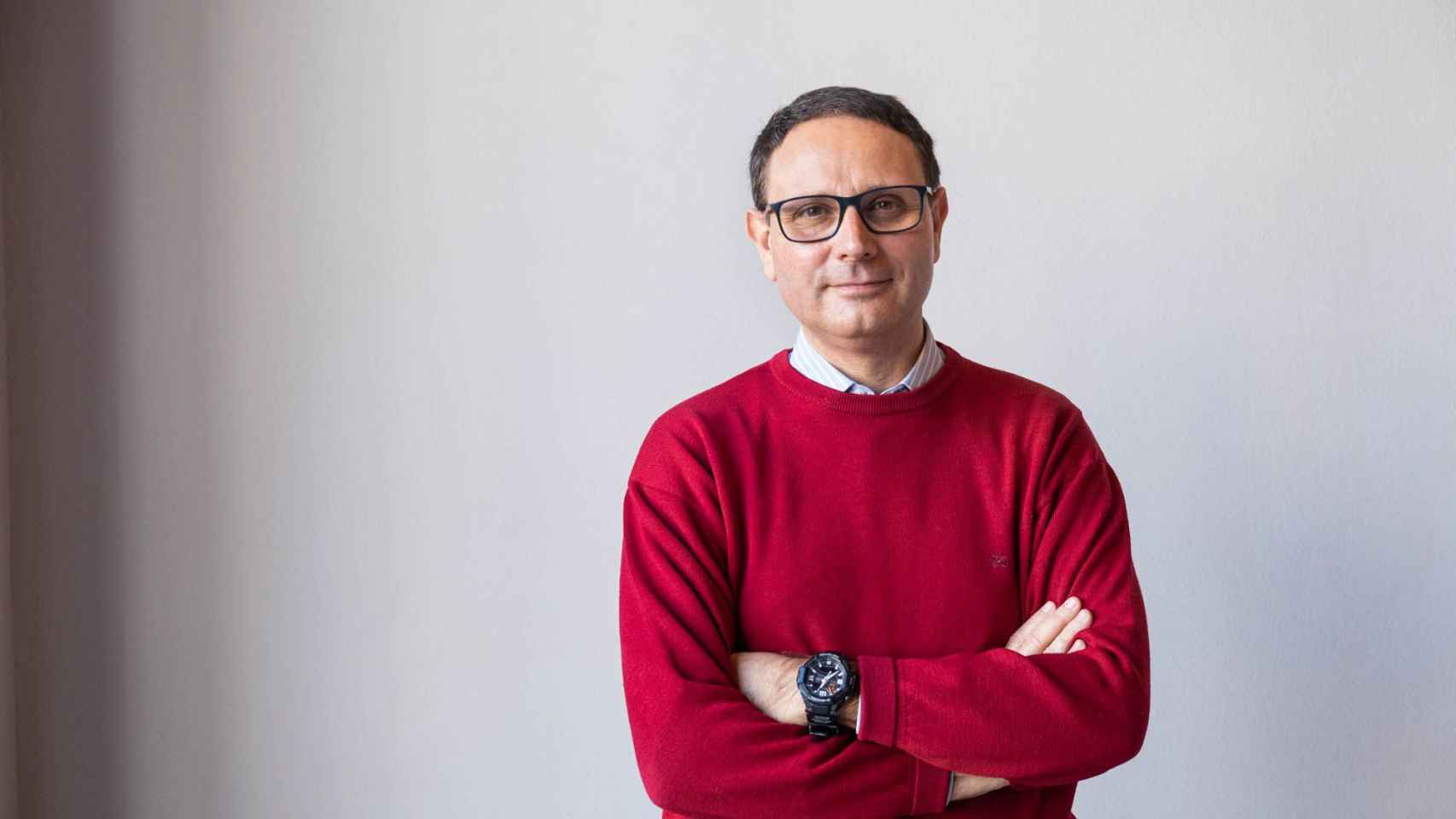 David Vallespín, profesor e investigador de Derecho que aspira al rectorado de la Universitat de Barcelona, posa para Metrópoli Abierta / PABLO MIRANZO