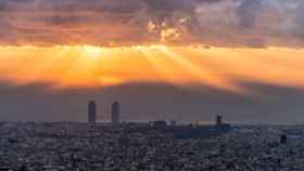 Panorámica de Barcelona realizada desde el Observatorio Fabra / ALFONS PUERTAS - @alfons_pc