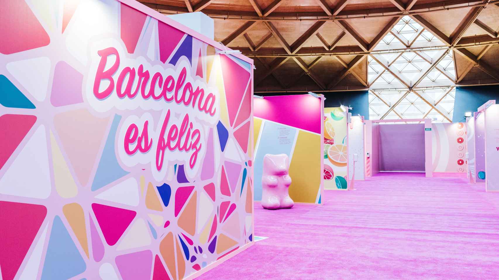 'Barcelona es feliz', emblema de 'El museo más dulce del mundo' / CEDIDA
