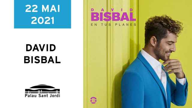 Cartel promocional del concierto de David Bisbal en Barcelona / PALAU SANT JORDI