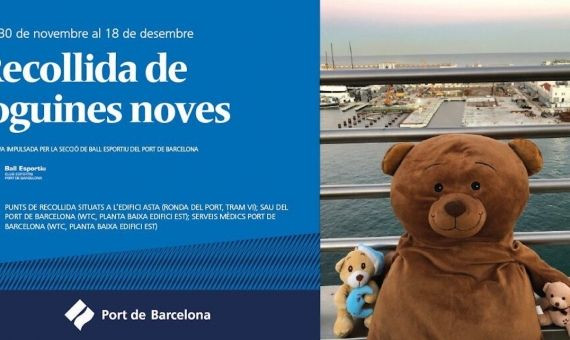 Campaña solidaria del Puerto de Barcelona para la recogida de juguetes por Navidad / PORT DE BARCELONA