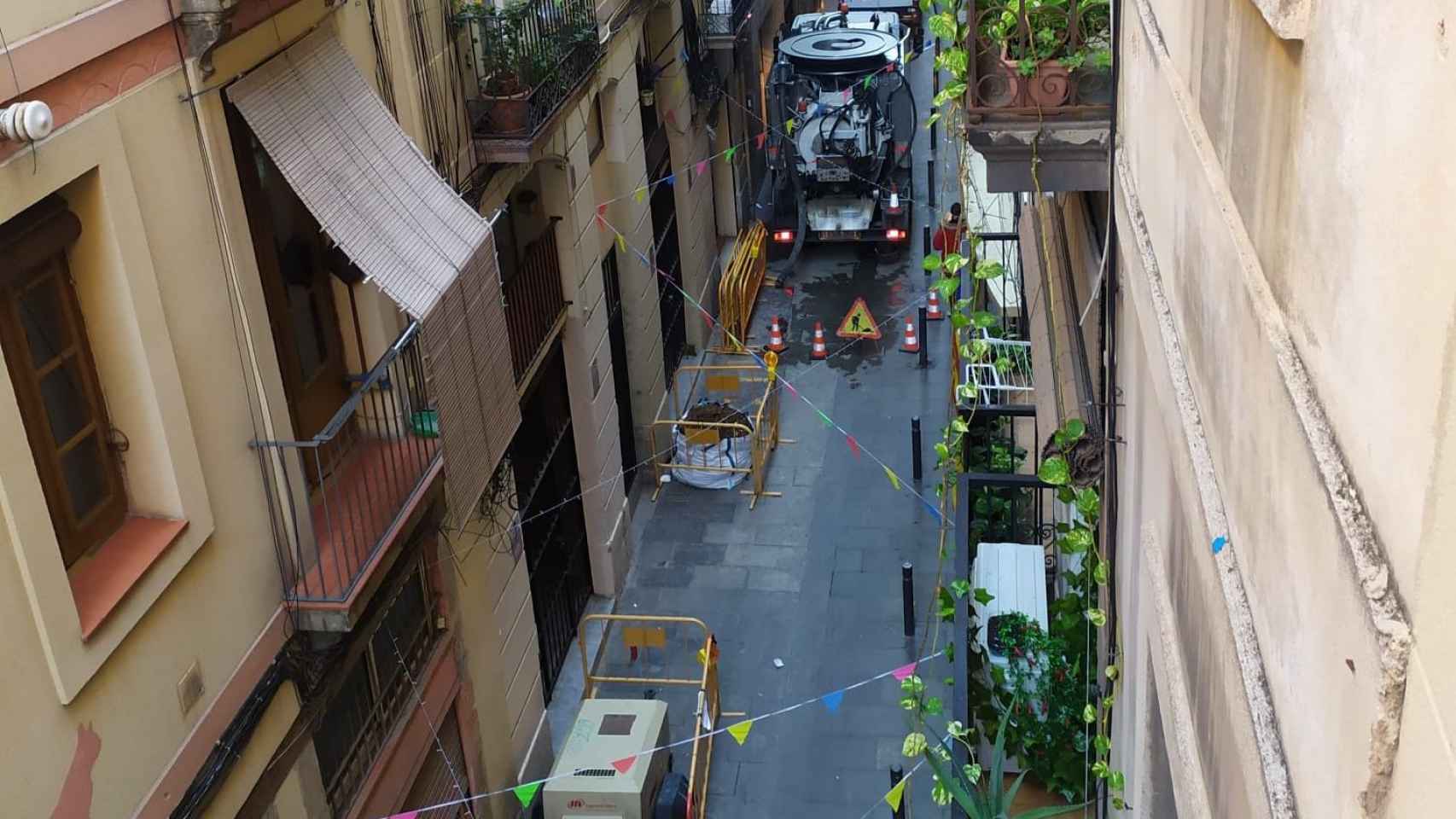 La calle dels Salvador en una imagen de este miércoles / METRÓPOLI ABIERTA