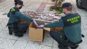 Intervenidos 6,5 kilogramos de hachís por parte de la policía / GUARDIA CIVIL
