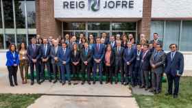 El presidente del Gobierno, Pedro Sánchez, inaugurando la ampliación de las instalaciones de la planta farmacéutica Reig Jofre / EFE