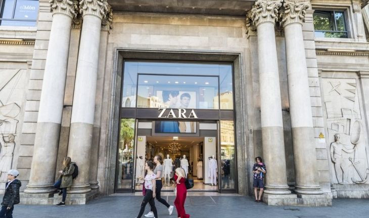 Exterior de la tienda de Zara ubicada en Paseo de Gràcia / ZARA