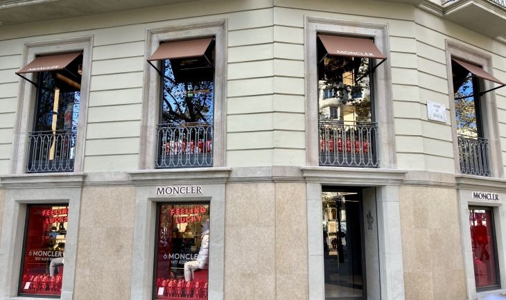 Moncler abrirá tienda en Paseo de Gracia el año que viene