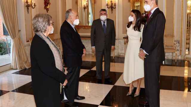 El Rey Felipe VI y la Reina Letizia durante la entrega del Premio Cervantes / CASA REAL