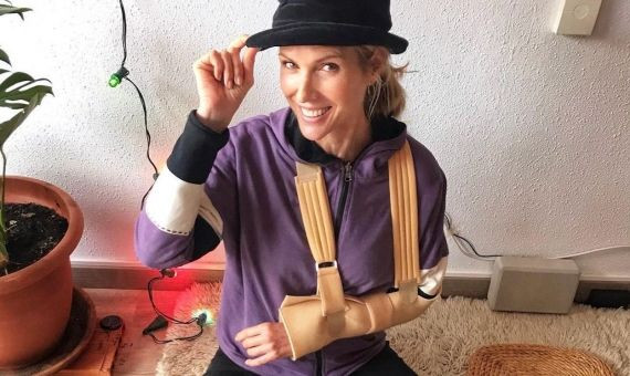 Judit Mascó despide el 2020 con el brazo en cabestrillo / INSTAGRAM