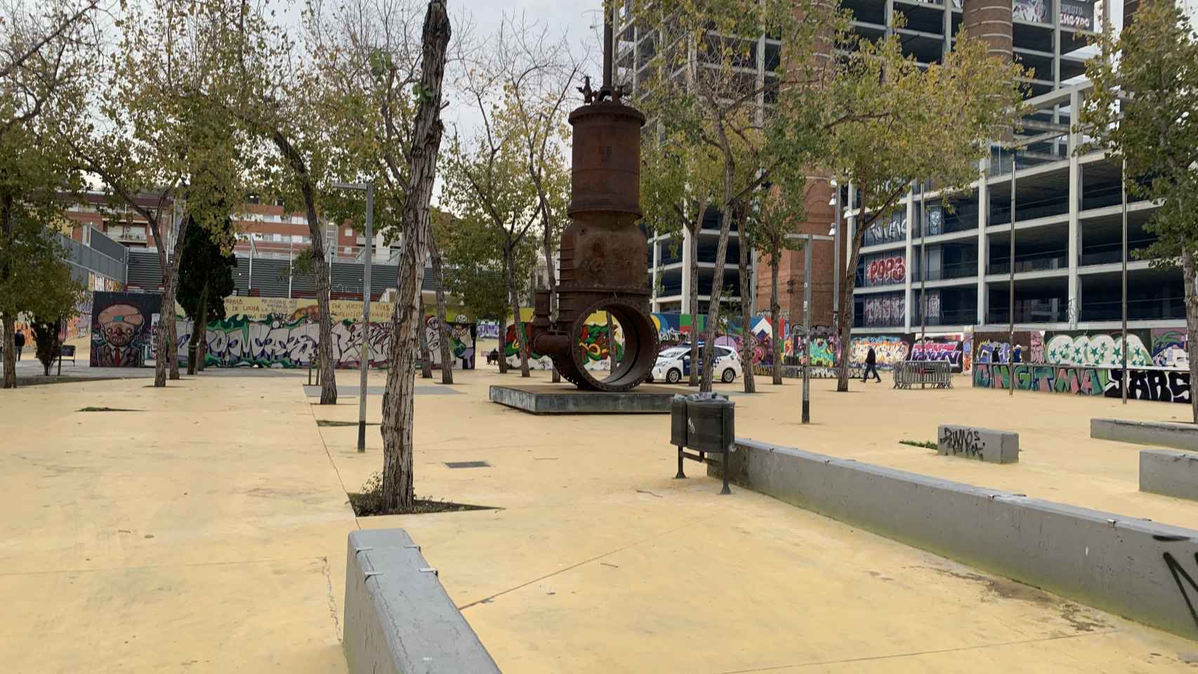 Parque de las Tres Xemeneies, desangelado tras la reforma municipal / V.M.